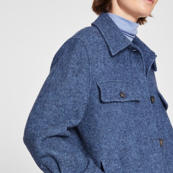 CLUB MONACO Cozy Shirt Shacket - Picture 1 of 4